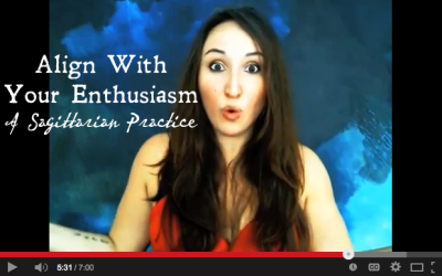 Aligning with Your Enthusiasm: A Sagittarian + Waxing Practice