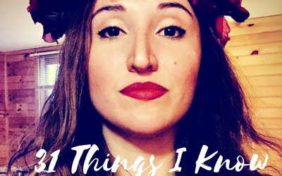31 Things I Know by Chris Maddox